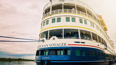 The Ocean Voyager is a coastal vessel that sails the Great Lakes among other destinations.