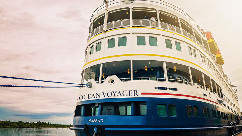 The Ocean Voyager is a coastal vessel that sails the Great Lakes among other destinations.