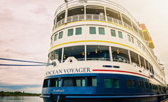 The Ocean Voyager is one of two ships that sails Great Lakes cruises for AQV.