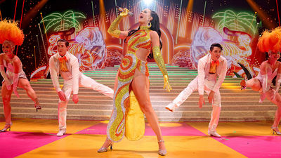 Katy Perry performing at Resorts World Las Vegas. She has additional dates set for this month and March.