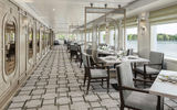 A rendering of one of the restaurants aboard the new ships.