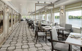 A rendering of one of the restaurants aboard the new ships.