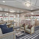 A rendering of the Sky Lounge onboard an American Cruise Lines Project Blue ship.