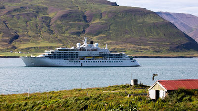 The Crystal Endeavor expedition ship.