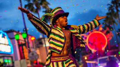 Universal Orlando Resort will celebrate Mardi Gras from Feb. 5 through April 24.