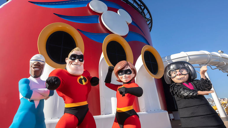 Guests on the Disney Fantasy will be able to meet characters from "The Incredibles" during a Pixar Day at Sea.