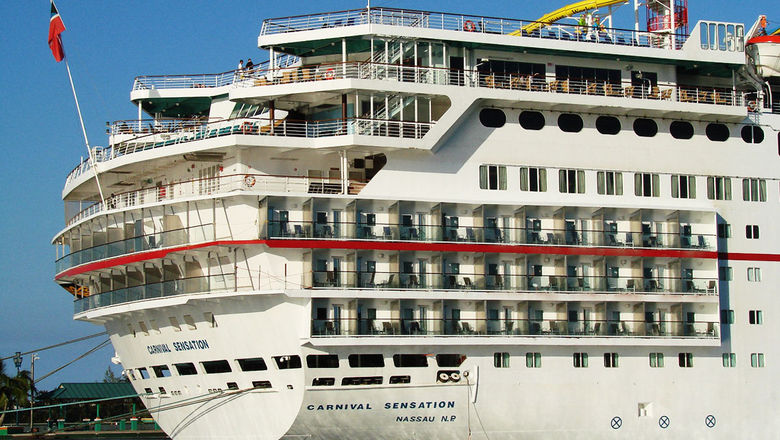 The Carnival Sensation after the ship's extensive refurbishment in 2009.