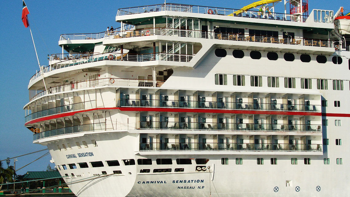 The Carnival Sensation last sailed for Carnival Cruise Line in March 2020.