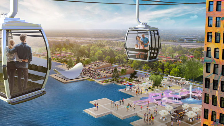A rendering of the Floriade Expo 2022 Central Square.
