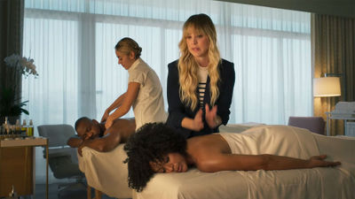 Actress Kaley Cuoco in Priceline's latest TV commercial.
