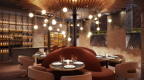 The Commons Club at the Virgin Hotels Edinburgh. The Commons Club at the Virgin Hotels Edinburgh.