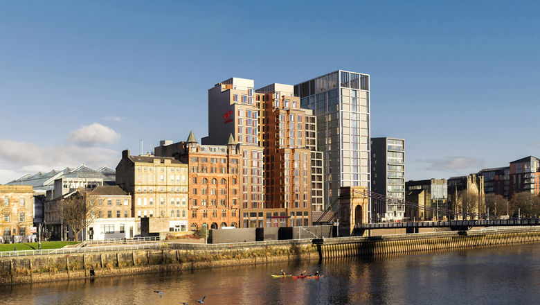 The Virgin Hotels Glasgow will overlook the River Clyde in the heart of Glasgow’s shopping district.