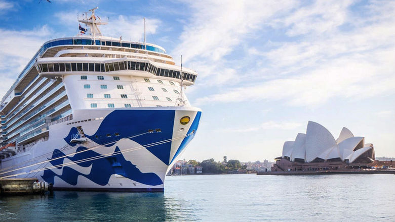 The Majestic Princess in Sydney.