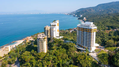 The South Tower at Hotel Mousai offers the same impressive views as the original North Tower.