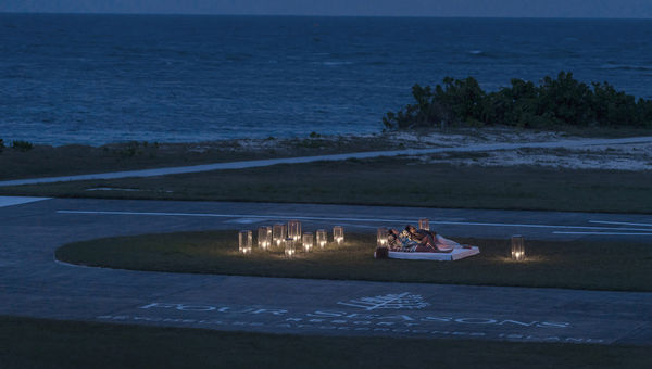 The Four Seasons Resort Seychelles at Desroches Island offers guests a private star-gazing option on the island's runway.