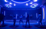 Lightsaber training brings groups of passengers together to learn how to wield the famous Jedi weapon.