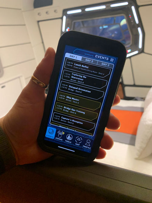 The datapad is key for each guest's interactive experience. The datapad is key for each guest's interactive experience.