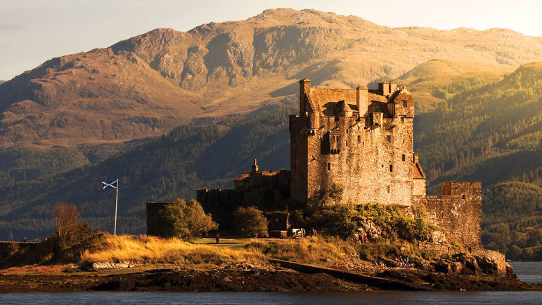 Eilean Donan Castle offers visitors to the Scottish Highlands a glimpse of the 13th century.