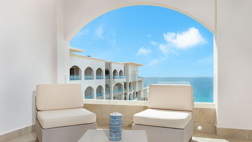 The view from a Deluxe Suite Ocean View at the Villa la Valencia Beach Resort & Spa.