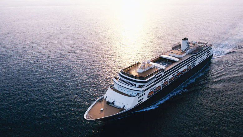 While docked in the city of Rotterdam, the Volendam will be a temporary home for approximately 1,500 Ukrainians.