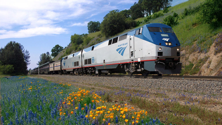 Amtrak's California Zephyr train.