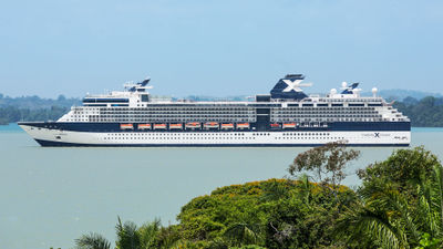 There was an "immediate positive impact" since Royal Caribbean Group announced on Aug. 23 that it would ease testing and vaccination rules on most sailings. Pictured, the Celebrity Infinity.