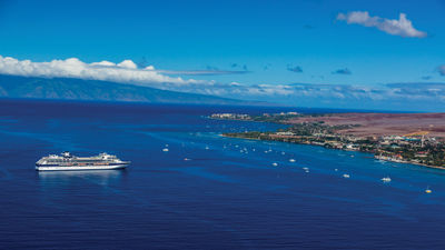Hawaii is exploring a reduction in cruise ship calls as a means of achieving transportation emission reduction goals, according to a plan drafted by the state Department of Transportation.