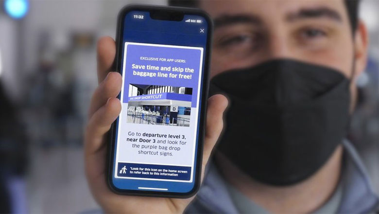 United says customers can check bags in a minute or less with its new expedited service.