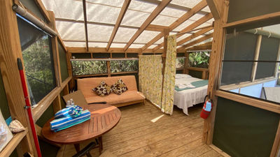 Kaya Cottage at Virgin Islands Campground on Water Island.