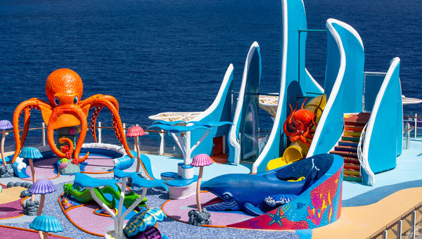 The Wonder Playscape, an underwater-themed outdoor play area.
