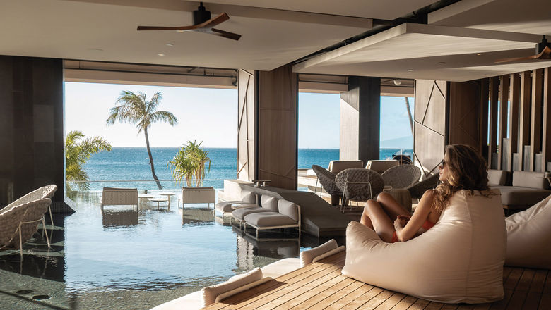 The Lanai is a second-floor lounge for guests of the new Hokupaa tower at the Westin Maui Resort and Spa, Kaanapali.