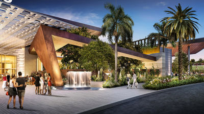 A rendering of the main entrance at the Durango Casino & Resort, opening southwest of the Las Vegas Strip next year.