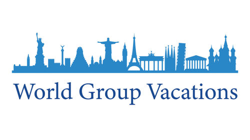 Il logo di World Group Vacations, la nuova divisione viaggi di gruppo di World Travel.