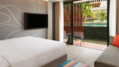 A guestroom at the Aloft Bali Kuta.