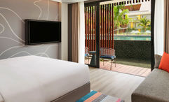A guestroom at the Aloft Bali Kuta.