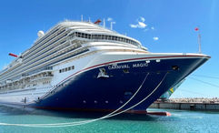 The Carnival Magic. Carnival Cruise Line reported its best Cyber Monday booking day this week, with volume 50% above Cyber Monday 2019.
