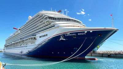 The Carnival Magic. Carnival Cruise Line reported its best Cyber Monday booking day this week, with volume 50% above Cyber Monday 2019.
