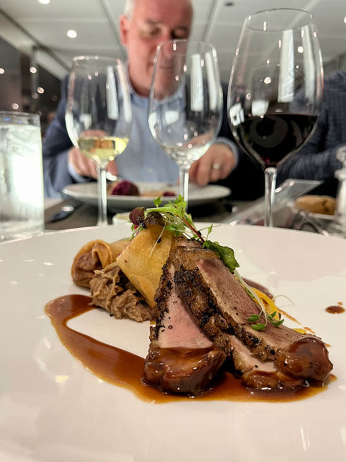 Gourmet cuisine aboard the Empress Sun features local ingredients and dishes with a connection to the country the ship is visiting. Gourmet cuisine aboard the Empress Sun features local ingredients and dishes with a connection to the country the ship is visiting.