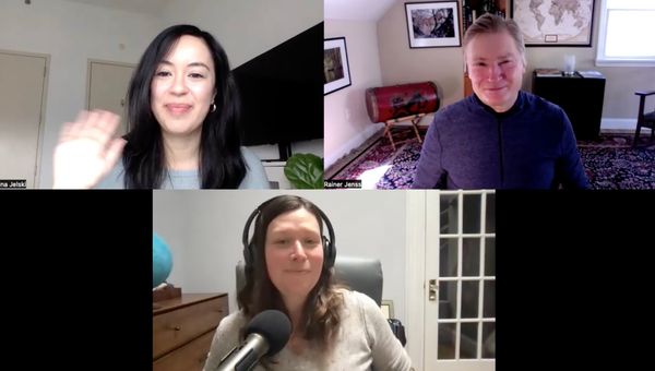 On this episode of the Folo, we discuss family travel trends in 2022. From top left: Christina Jelski, Rainer Jenss of the Family Travel Association and Rebecca Tobin. On this episode of the Folo, we discuss family travel trends in 2022. From top left: Christina Jelski, Rainer Jenss of the Family Travel Association and Rebecca Tobin.
