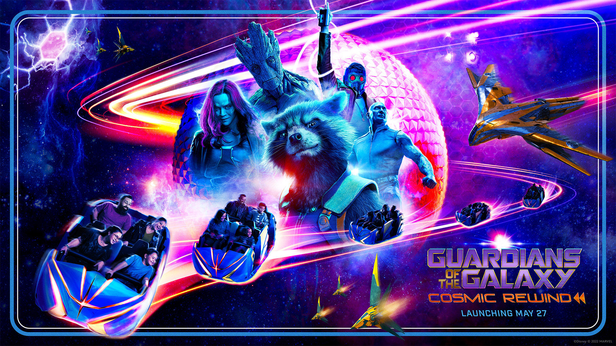 Disney sets opening date for Guardians roller coaster at Epcot