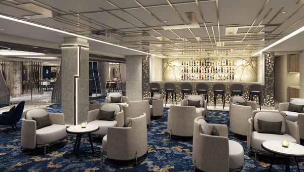 The Belvedere Bar will be a contemporary cocktail lounge on Norwegian Prima. The Belvedere Bar will be a contemporary cocktail lounge on Norwegian Prima.