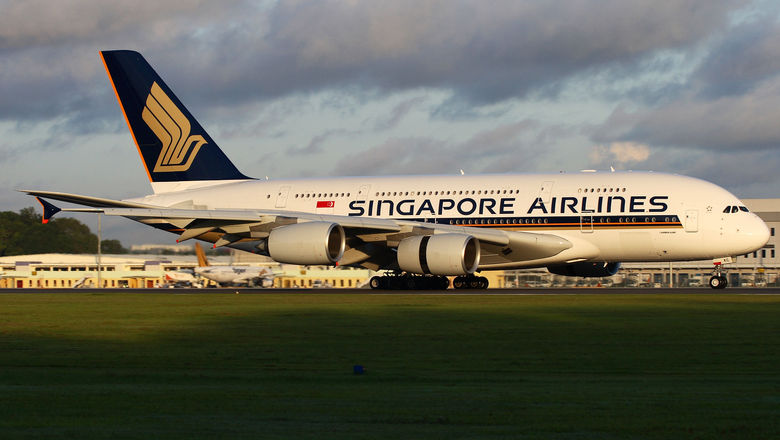Singapore Airlines' Airbus A380-800.