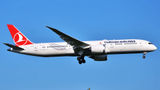 A Turkish Airlines Dreamliner aircraft. Turkish Airlines has ordered 50 Boeing widebodies.