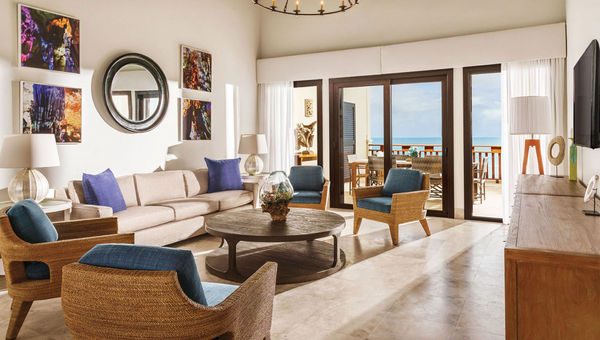 Residential-style suite accommodations at Zemi Beach House in Anguilla.
