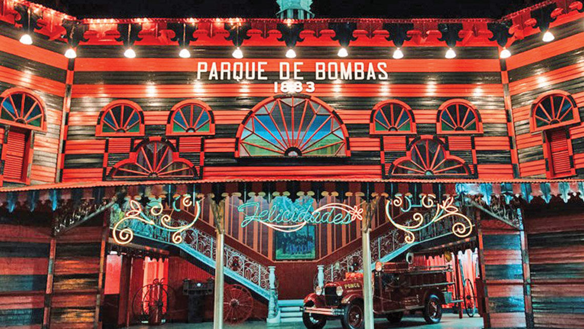 The Parque de Bombas is a firehouse-turned-firefighting museum in Ponce.