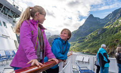 Hurtigruten Expeditions offers a complimentary Young Explorers program on selected sailings for children between 6 and 12 years of age.
