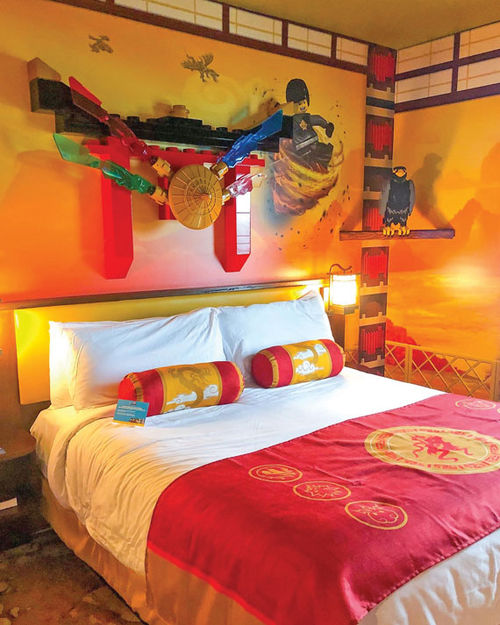 A premium Ninjago guestroom. A premium Ninjago guestroom.