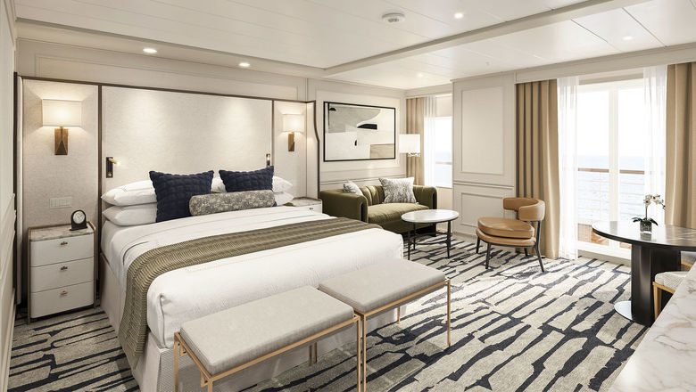 Oceania will redo the Penthouse Suites on the Marina and Riviera.