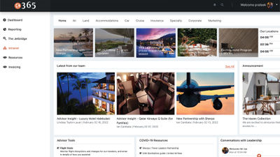 Travel Leaders 365's Atlas booking platform.