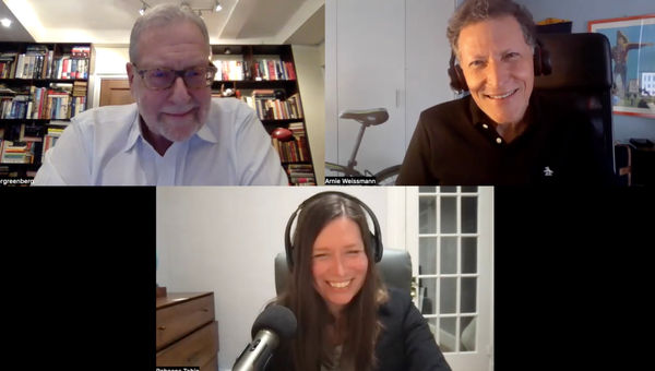 Peter Greenberg, Arnie Weissmann and Rebecca Tobin on this week's Folo by Travel Weekly episode about Greenberg's 